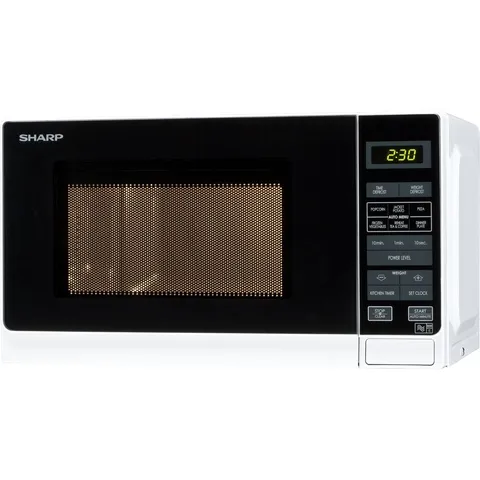 BOXED SHARP R272WM MICROWAVE, WHITE