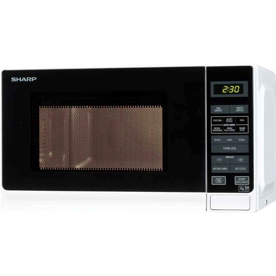 BOXED SHARP R272WM MICROWAVE, WHITE