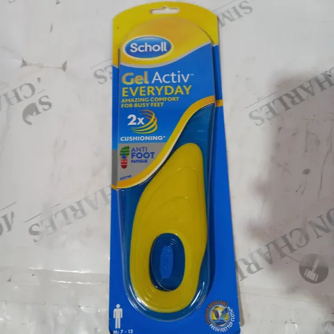 SCHOLL GEL ACTIVE EVERYDAY MALE SIZE 7-12