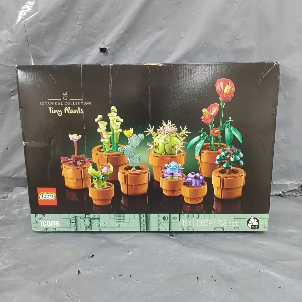 BOXED LEGO ICONS BOTANICALS TINY PLANTS 10329 RRP £44.99