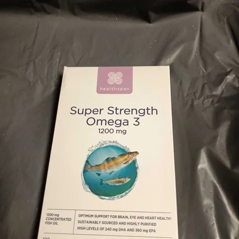 HEALTHSPAN SUPER STRENGTH OMEGA 3 1200 MG – 120 CAPSULES
