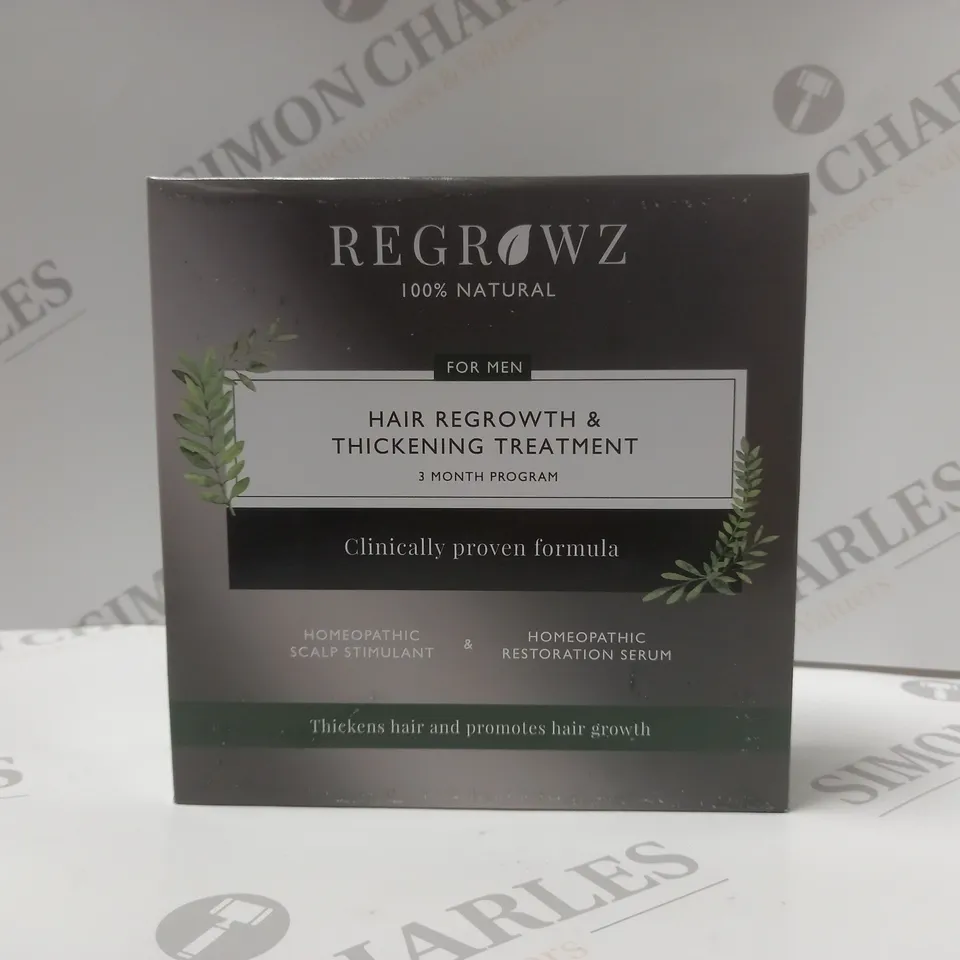 BOX OF 5 REGROWZ HAIR REGROWTH THICKENING TREATMENT KITS 