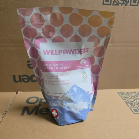 WILLPOWDERS SWISS BOVINE COLLAGEN PEPTIDES (400G)