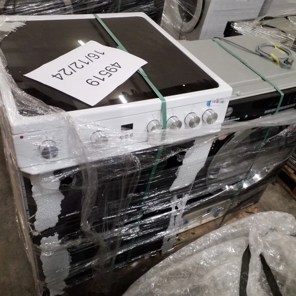 PALLET OF APPROXIMATELY 4 UNPROCESSED RAW RETURN WHITE GOODS TO INCLUDE;