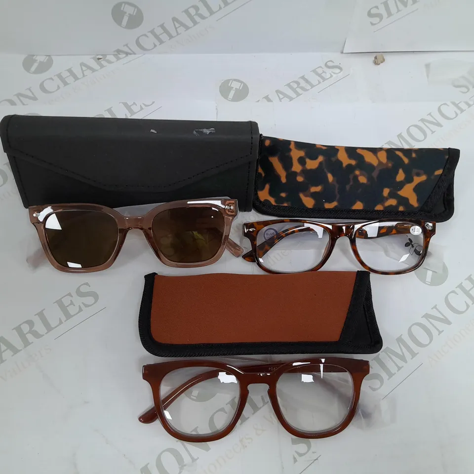 HUMMINGBIRD SUNGLASSE AND READING GLASSES 