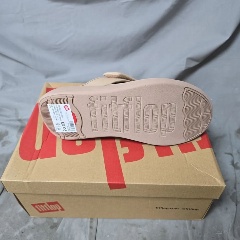 FITFLOP WOMEN’S SANDALS – BEIGE/NUDE, UK 6