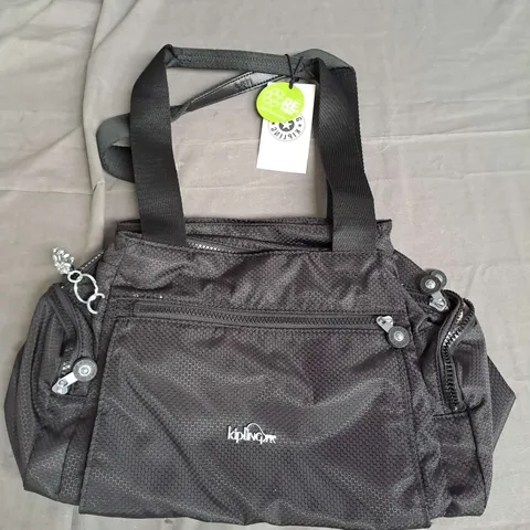 KIPLING ALIZ SHOULDER BAG IN RIPSTOP BLACK 