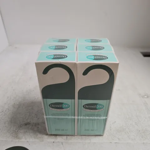 DERMOL 200 EMOLLIENT BATH - SET OF 6 X 200 ML BOTTLES