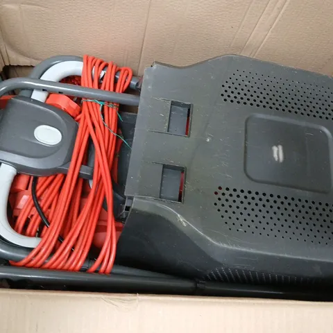BOXED FLYMO CORDED EASISTORE 340R ROTARY LAWN MOWER 
