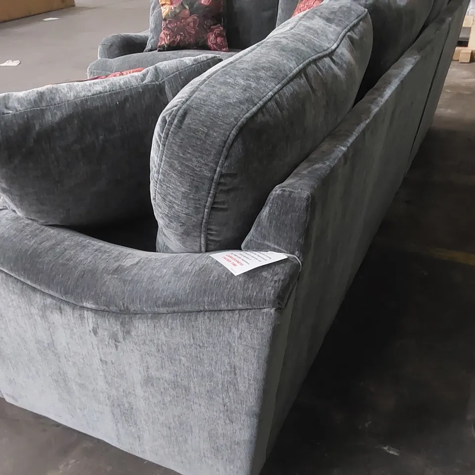 DESIGNER MILLIE FABRIC UPHOLSTERED CORNER SOFA