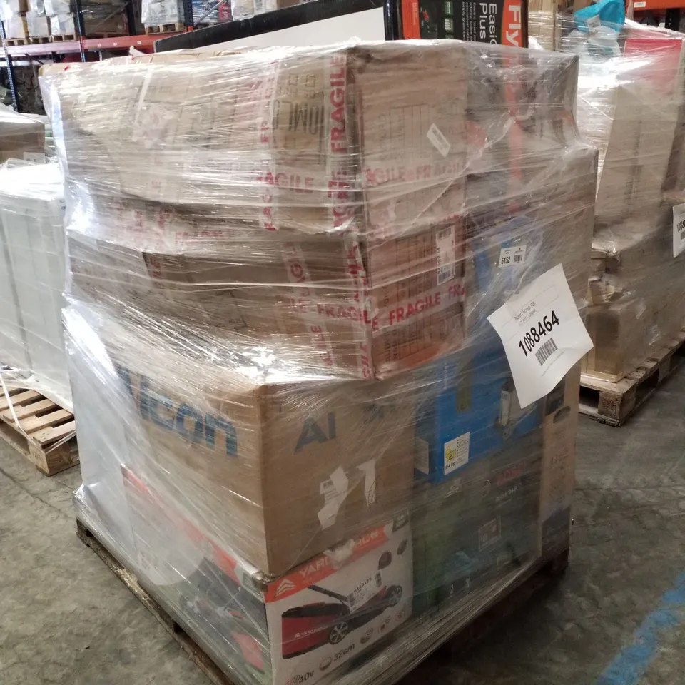 PALLET OF APPROXIMATELY 11 UNPROCESSED RAW RETURN HOUSEHOLD AND ELECTRICAL GOODS TO INCLUDE;