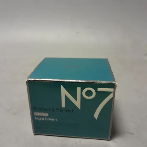 SEALED NO7 PROTECT & PERFECT INTENSE NIGHT CREAM 50ML