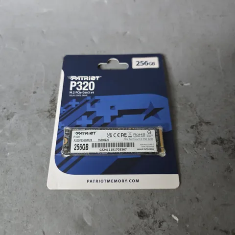 SEALED PATRIOT P320 M.2 PCIE GEN3 X4 SOLID STATE DRIVE 