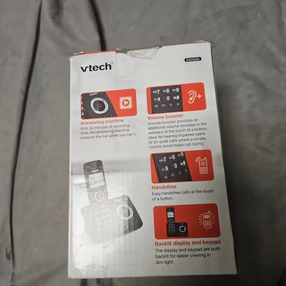 VTECH CORDLESS PHONE WITH ANSWERING MACHINE (ES2050)