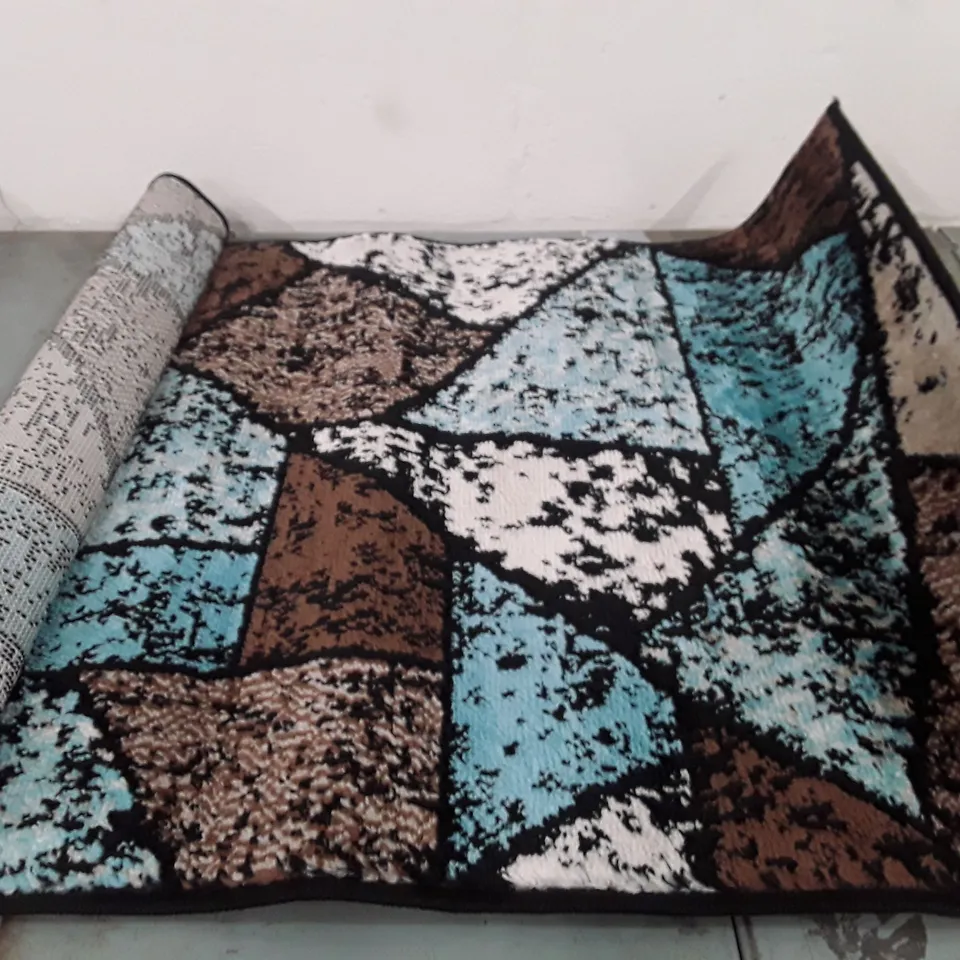 BRAND NEW PACO HOME METRO BROWN RUG 60X100CM