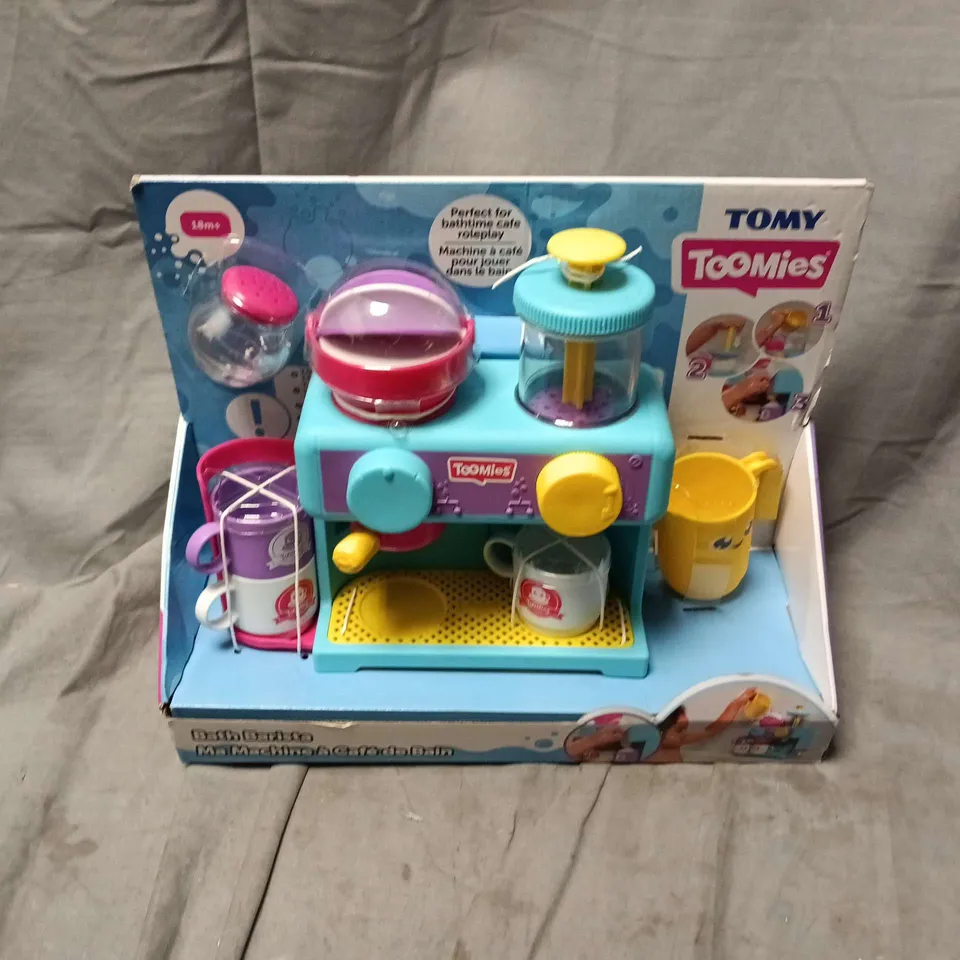 BOXED TOMY TOOMIES BATH BARISTA SET