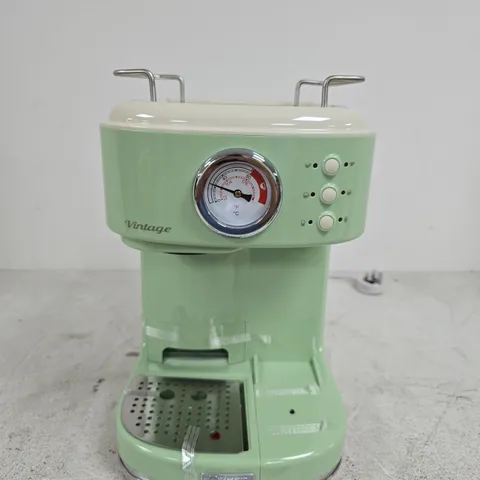 ARIETE VINTAGE MINT GREEN ESPRESSO MACHINE
