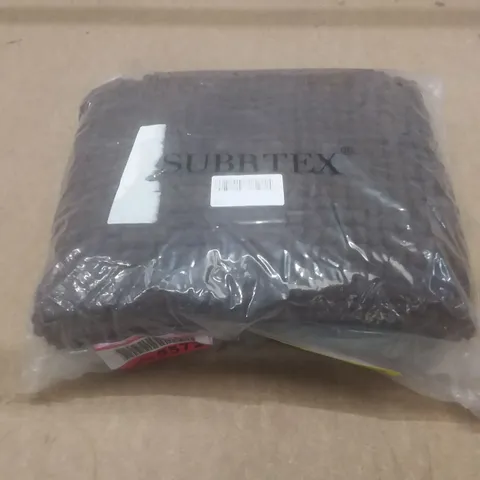BAGGED LEMOS LUXURY CHENILLE SUPER SOFT ABSORBANT MICROFIBRE BATH MAT - BROWN