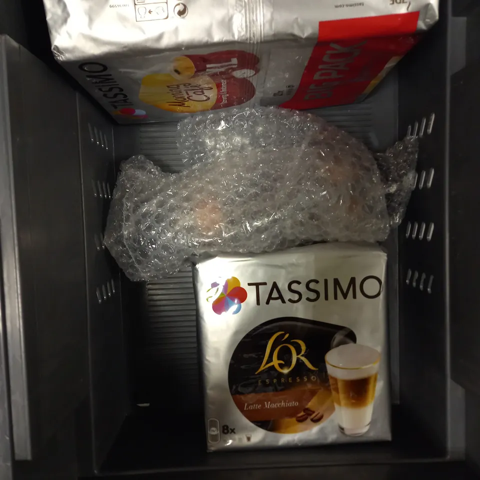 9 X ASSORTED COFFEE PRODUCTS TO INCLUDE RAW, ROAR GILL, TASSIMO ETC