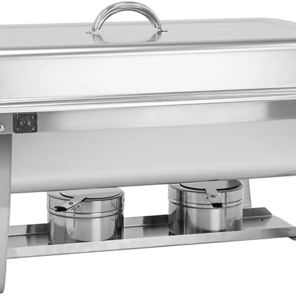BOXED BANQUET 9.5L CHAFING DISH, SINGLE COMPARTMENT - STAINLESS STEEL (1 BOX)