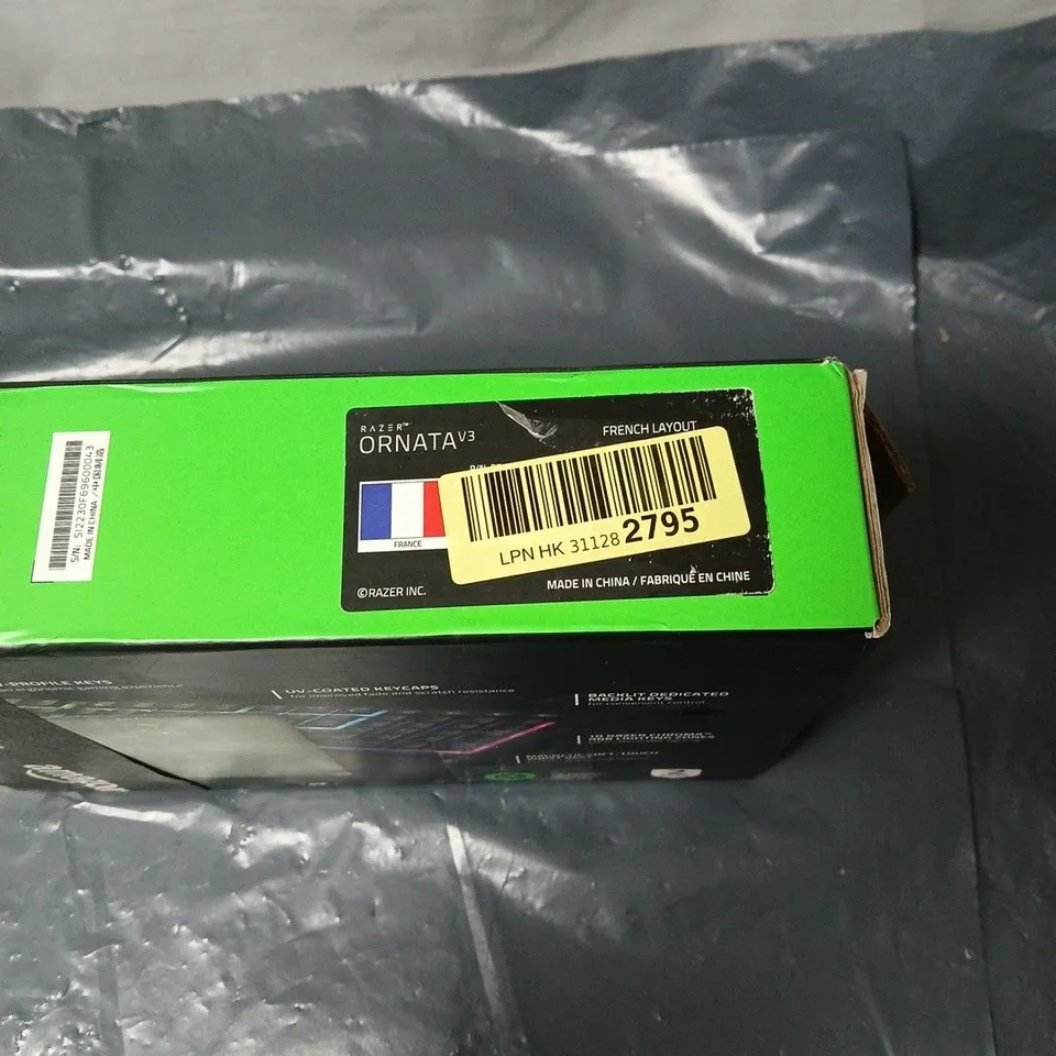 RAZER ORNATA V3 LOW PROFILE GAMING KEY BOXED NON UK VERSION