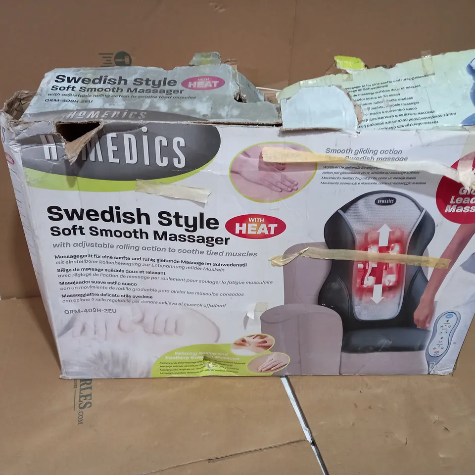 HOMEDICS SWEDISH STYLE SOFT SMOOTH MASSAGER