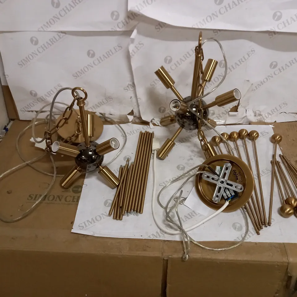 ORCIA 8LT PENDANT AGED BRASS EFFECT PLATE & AGED BLACK NICKEL