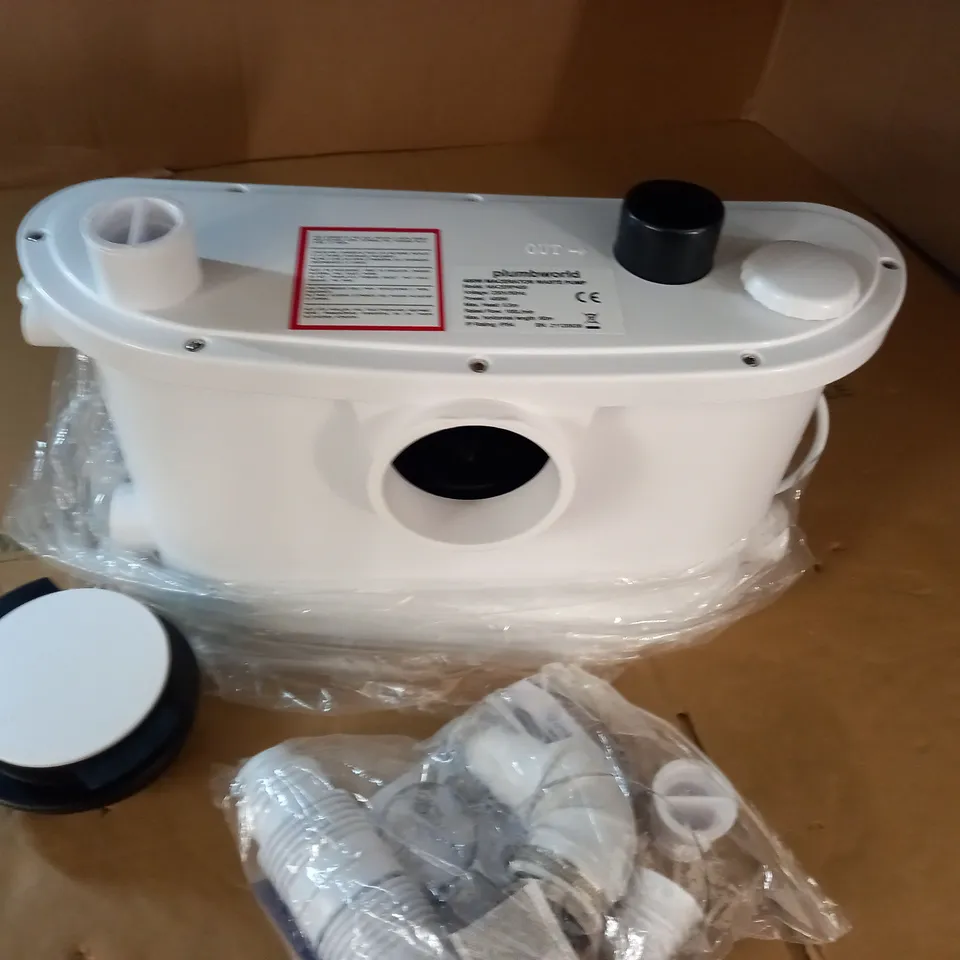 PLUMBWORLD 400W MACERATOR WASTE PUMP