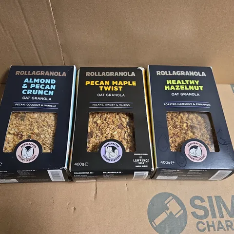 APPROXIMATELY 5 ASSORTED FOOD ITEMS TO INCLUDE -ASSORTED GRANOLA 