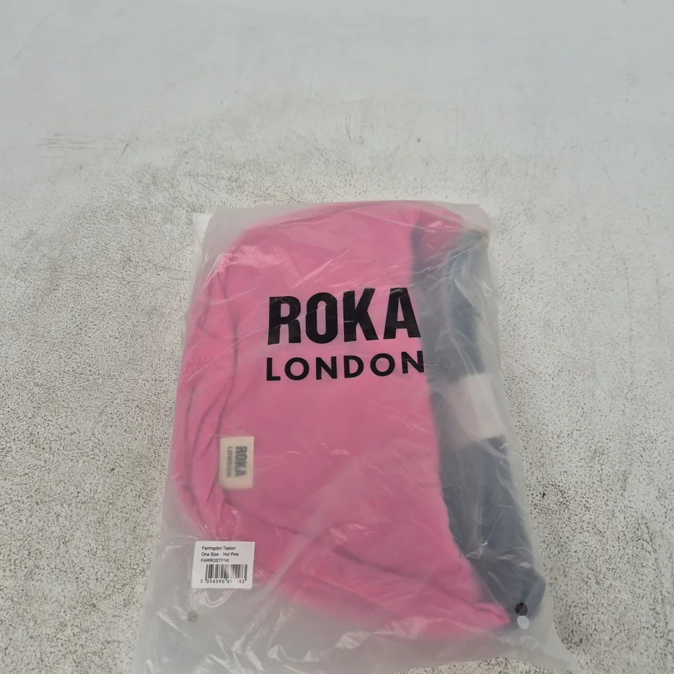FARRINGTON TASLON ONE SIZE HOT PINK BUM BAG – PACKAGED (ROKA LONDON)