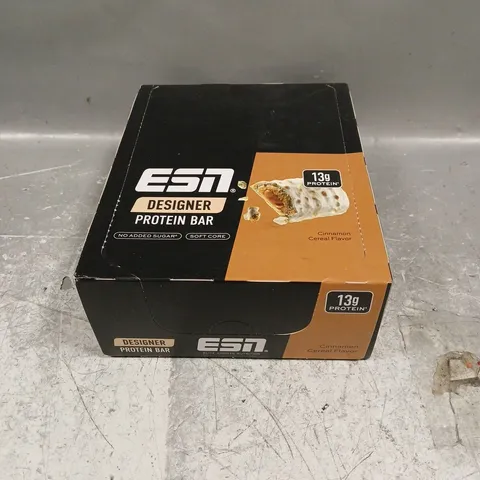 ESN DESIGNER PROTEIN BAR IN CINNAMON CEREAL FLAVOUR 12X45G