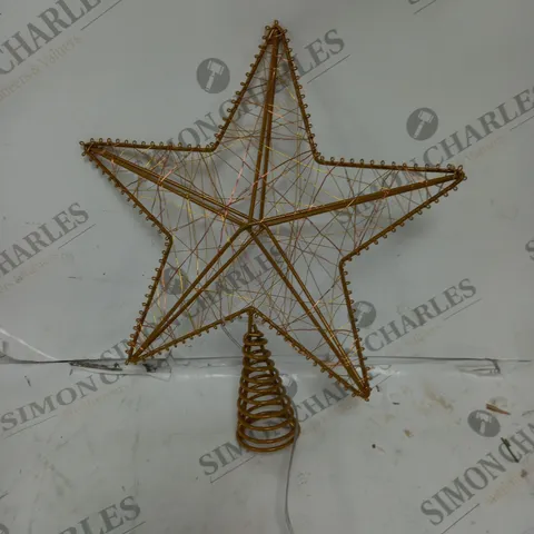 GOLD LIGHT UP TREE TOPPER