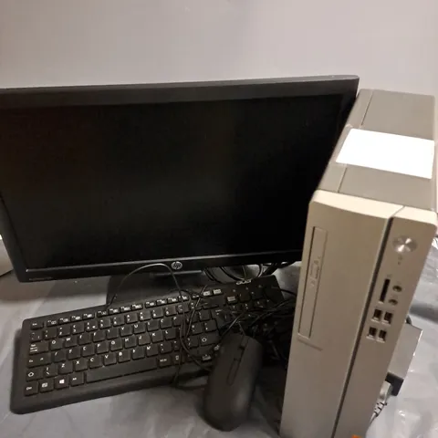 HP P201 MONITOR WITH ACER KEYBOARD AND LENOVO 90G9 PC