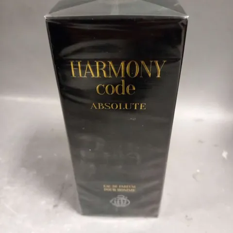 BOXED AND SEALED HARMONY CODE ABSOLUTE EAU DE PARFUM 100ML