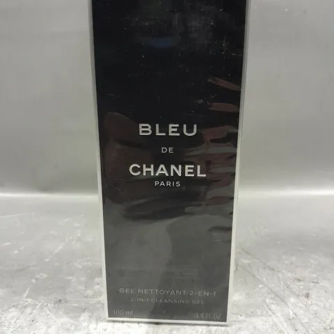 BOXED SEALED BLEU DE CHANEL PARIS 2-IN-1 CLEANSING GEL - 100ML