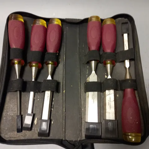 MARPLES 6PIECE CHISEL SET IN CASE