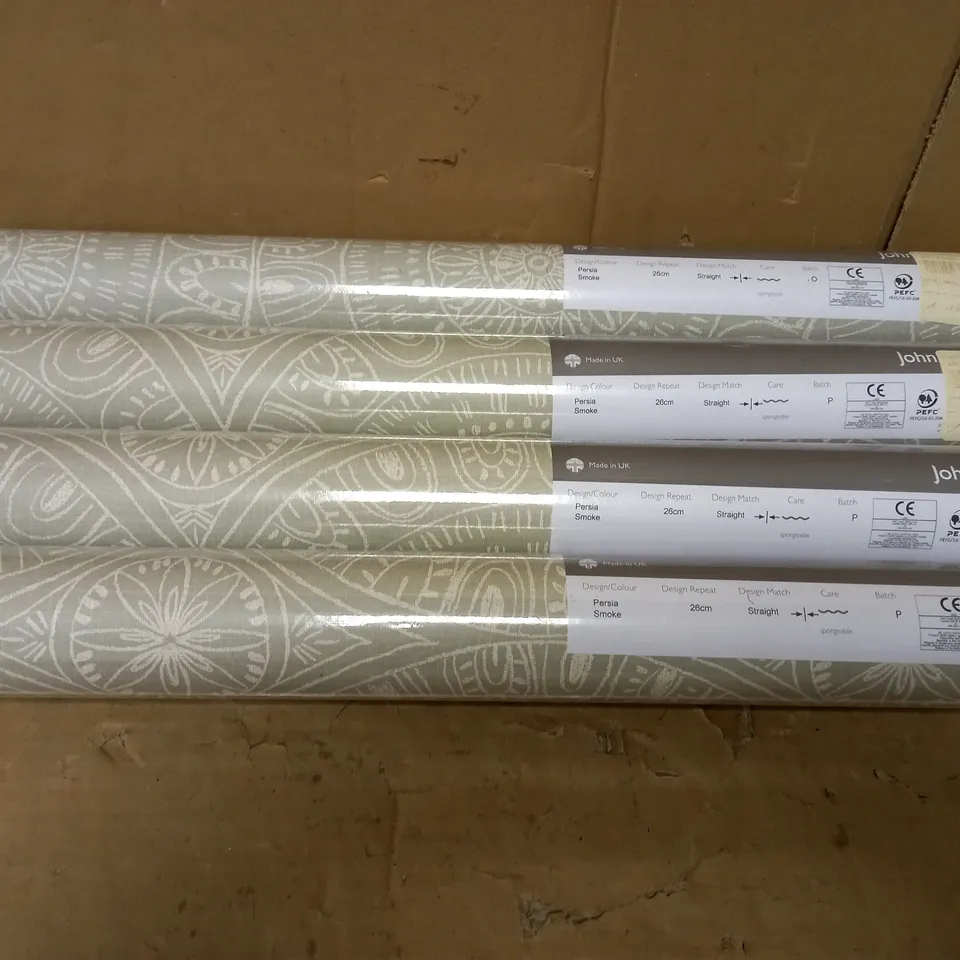 JOHN LEWIS PERSIA SMOKE WALLPAPER 4 ROLLS 