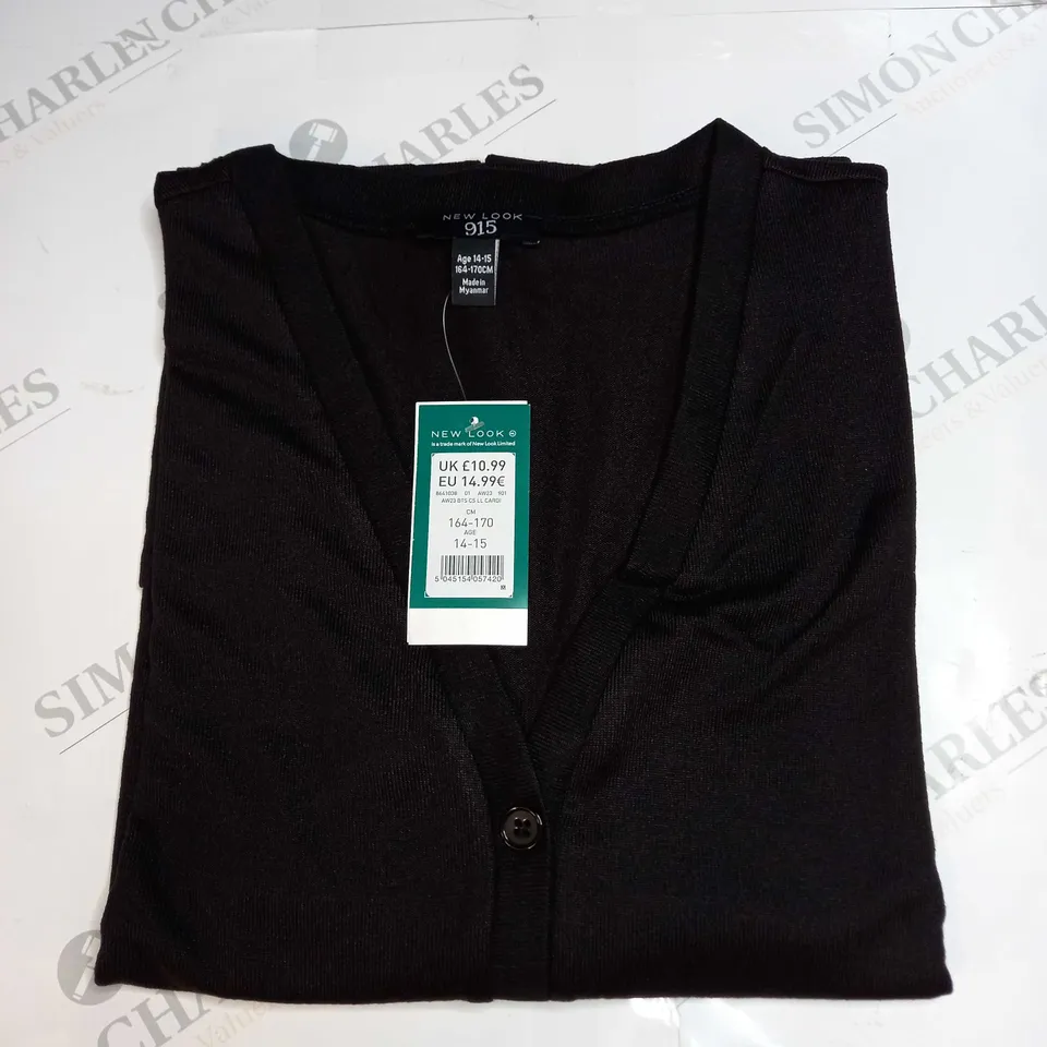 NEWLOOK BLACK CARDIGAN - AGE 14-15 