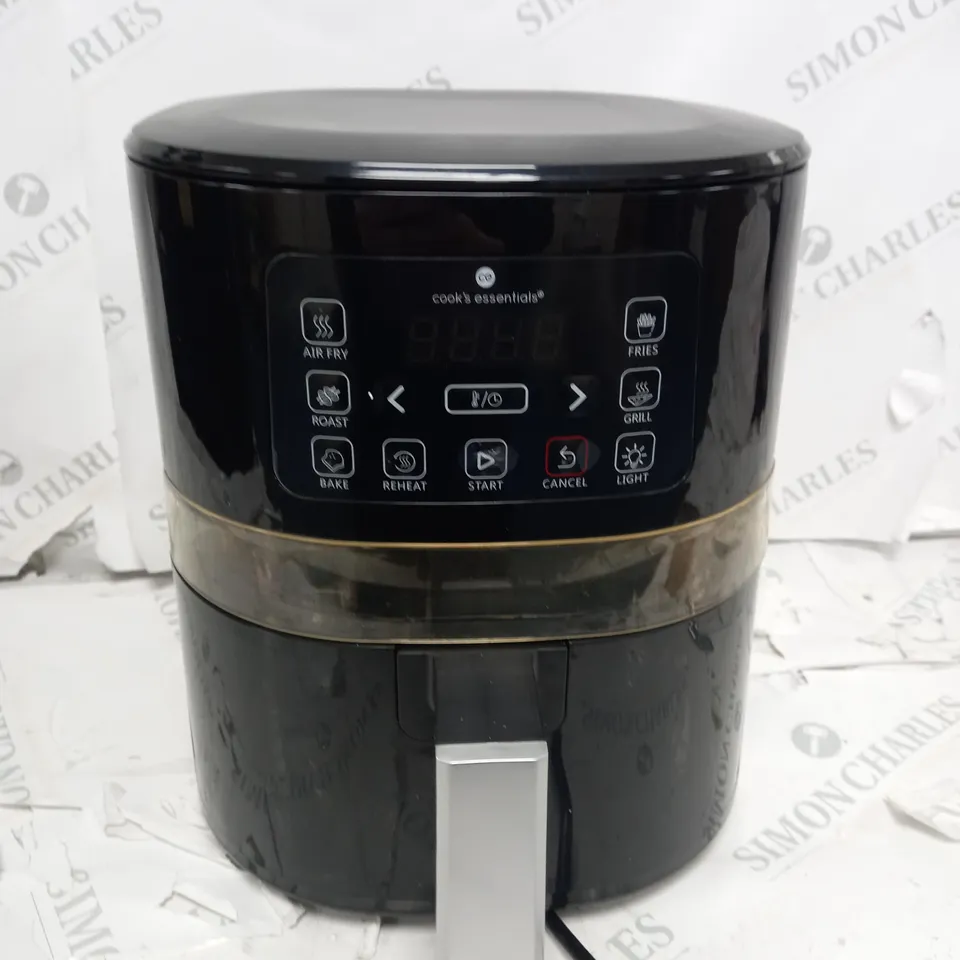 COOK'S ESSENTIALS AIR FRYER - BLACK