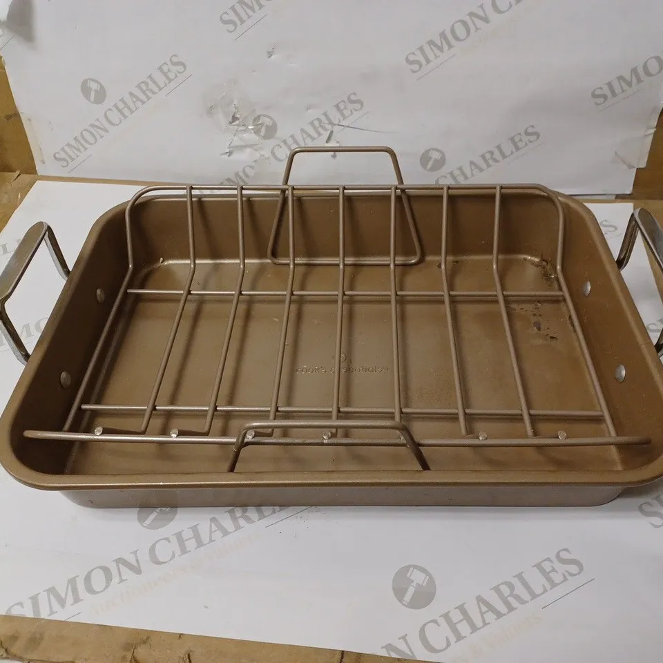 COOK'S ESSENTIALS NON-STICK ROASTER & RACK