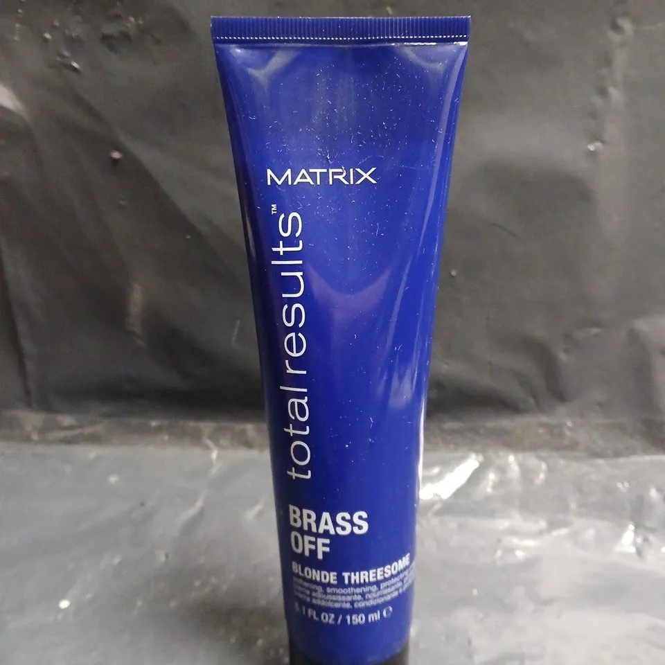 APPROXIMATELY 25 MATRIX TOTAL RESULTS BRASS OFF BLONDE THREESOME CREAMS (150ML) - COLLECTION ONLY