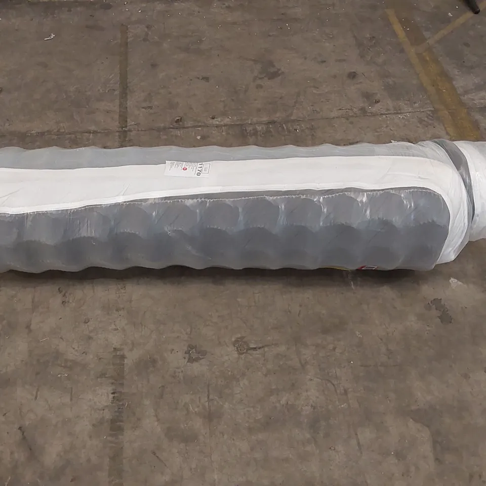 QUALITY BAGGED AND ROLLED 4'6" OPEN COIL SPRING MEMORY MATTRESS 