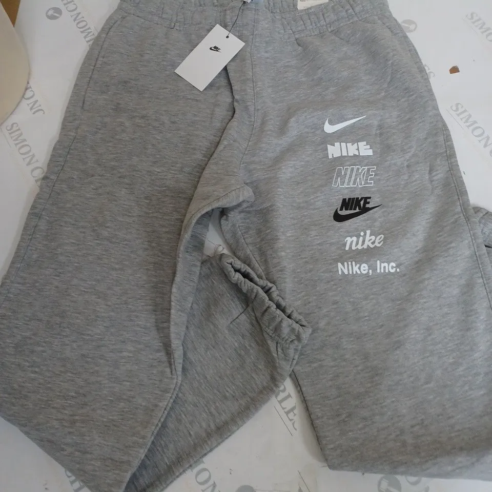 NIKE GREY JOGGERS - L