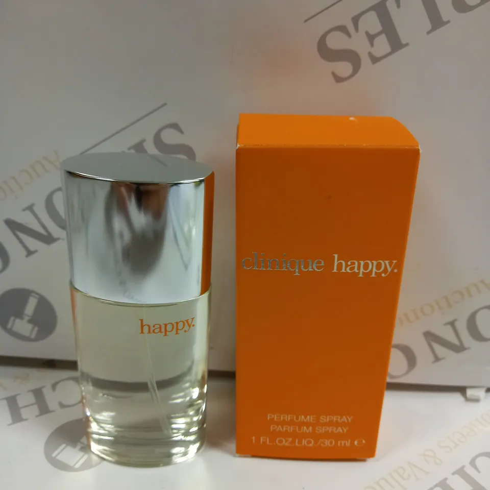 BOXED CLINIQUE HAPPY PERFUME SPRAY 30ML