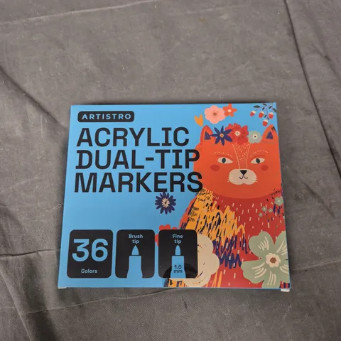 ARTISTRO ACRYLIC DUAL-TIP MARKERS SET - 36 COLOURS