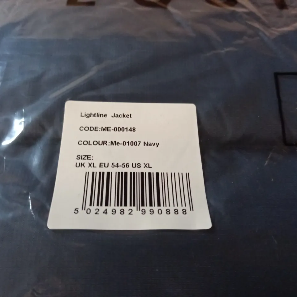 BAGGED MOUNTAIN EQUIPMENT LIGHTLINE JACKET IN NAVY - UK XL