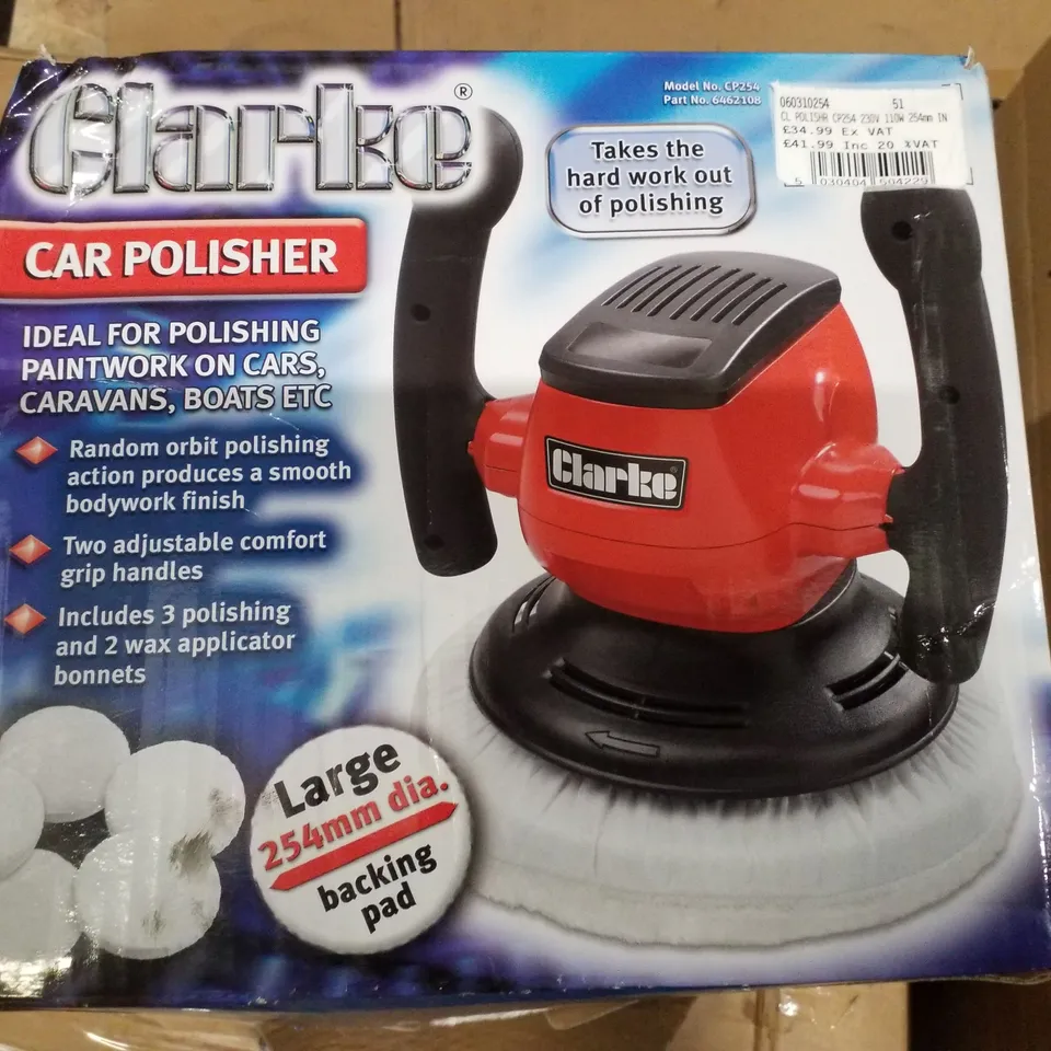 BOXED CLARKE CP254 254MM (10") POLISHER (230V)