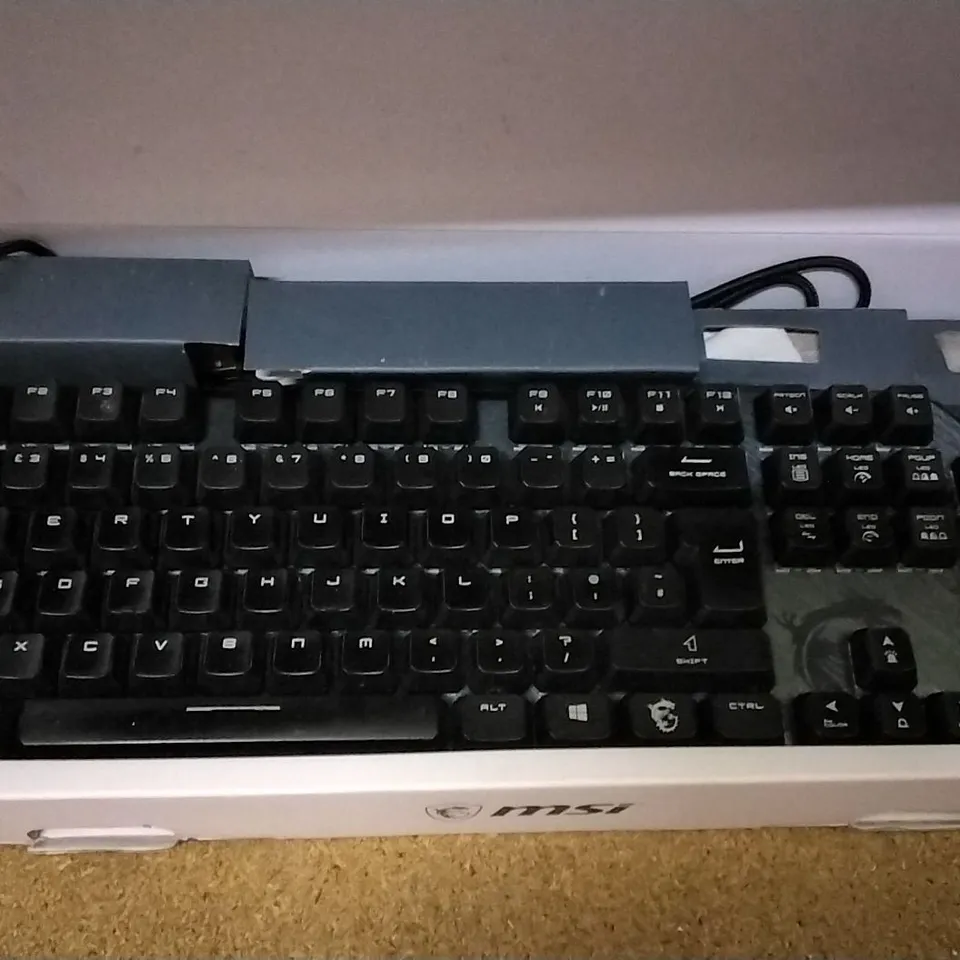 BOXED MSI VIGOR GK50 ELITE MECHANICAL KEYBOARD 