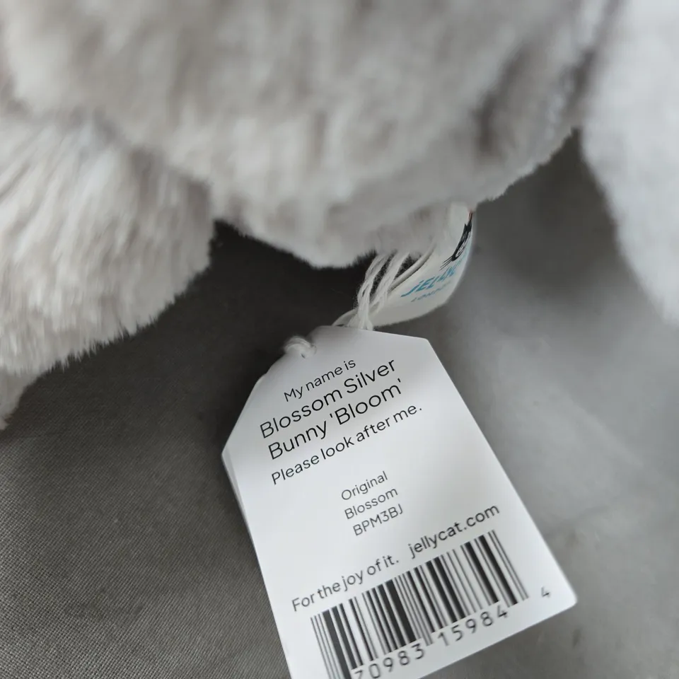 JELLYCAT - I AM BLOSSOM SILVER BUNNY BLOOOM