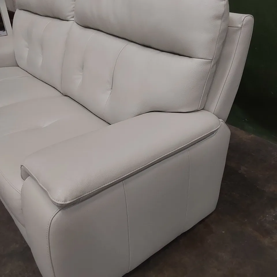QUALITY DESIGNER ITALIAN MADE ERBA 3 LEATHER UPHOLSTERED SOFA 
